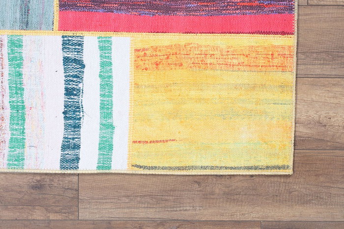 Conceptum Jazz Chenille Multicolor AL 48 Alfombra 150 x 230 cm Poliéster Lavable a Máquina